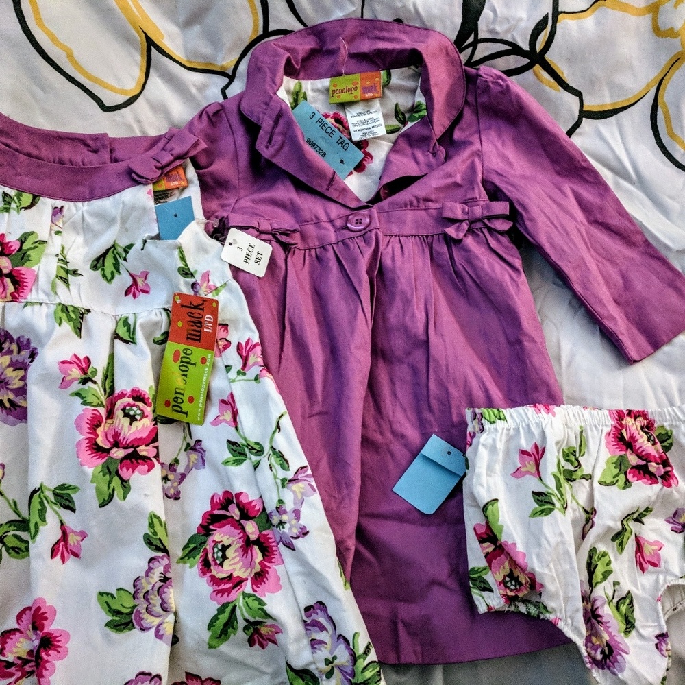 Toddler girls penelope Jack 3 Piece outfot